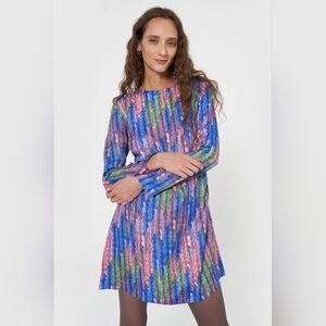 Chufy Elton blue mini dress